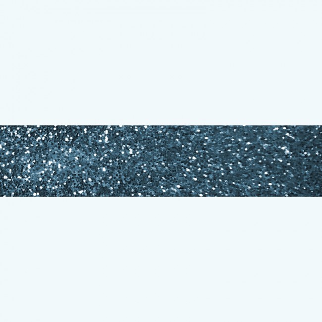 Glitter Satin 1.5", 1", 7/8", 5/8", 3/8" | Light Blue